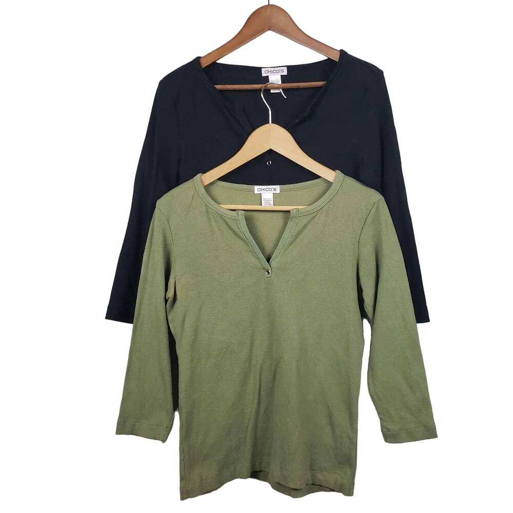 Bundle of Chico's Tops Tunic Blouse - 1